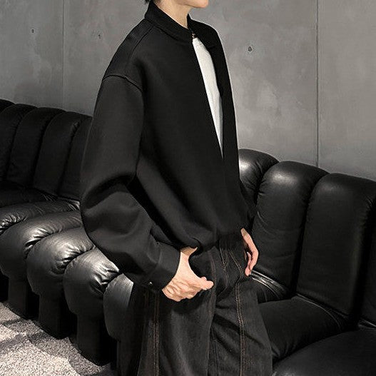 ディープＶネック スウェットジャケット