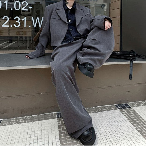 フェイクレイヤード ツートンカラー セットアップ