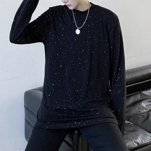 スタッディドパターン ロングスリーブTシャツ