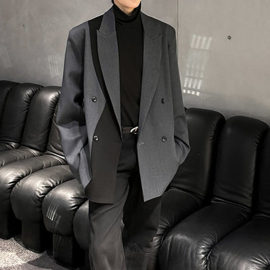 ツートンカラーデザイン リーファーカラージャケット