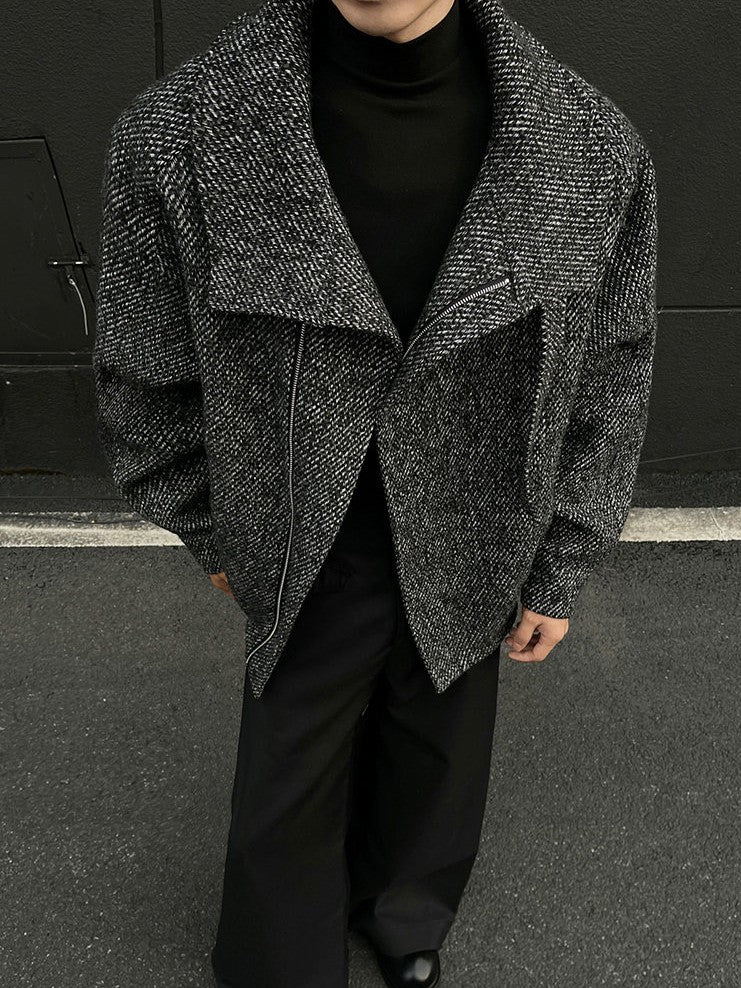 レトロツイル スタンドカラージャケット