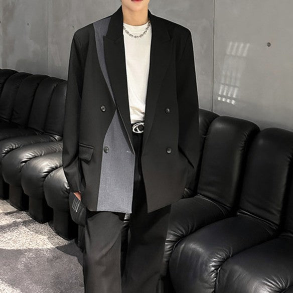 ツートンカラーデザイン リーファーカラージャケット