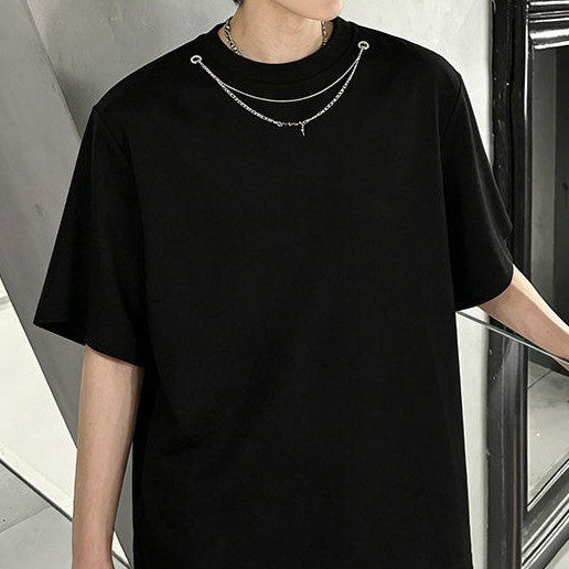 アタッチドメタルチェーン ハーフスリーブTシャツ