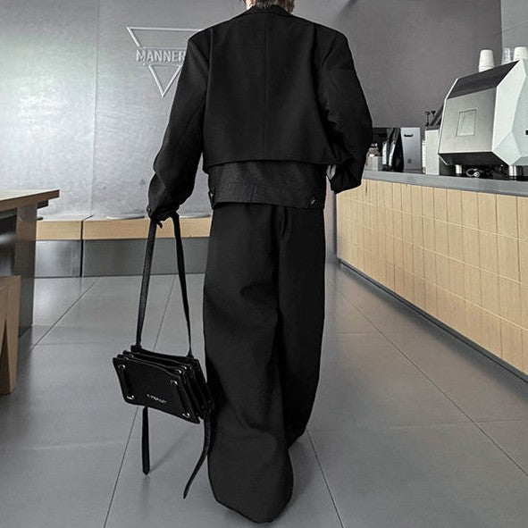 フェイクレイヤード ツートンカラー セットアップ