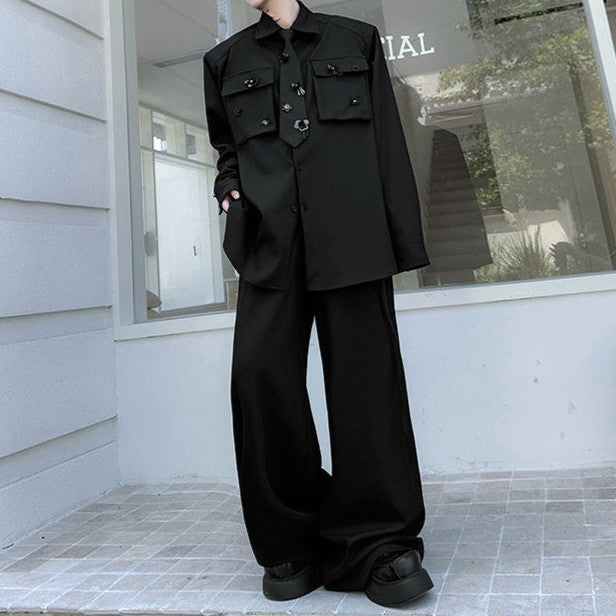 ネクタイアタッチド ビッグポケット セットアップ