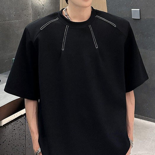 レイディアル クルーネック ハーフスリーブTシャツ
