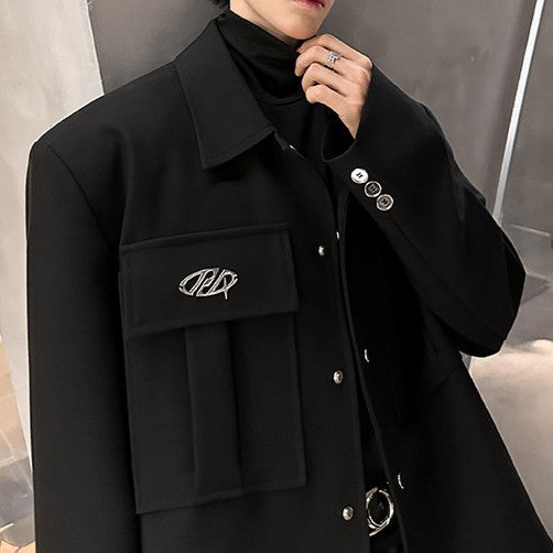 ワークスタイル ダーク ショートジャケット