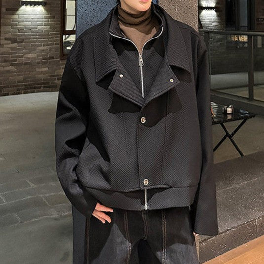 レイヤードテイスト ツインカラージャケット