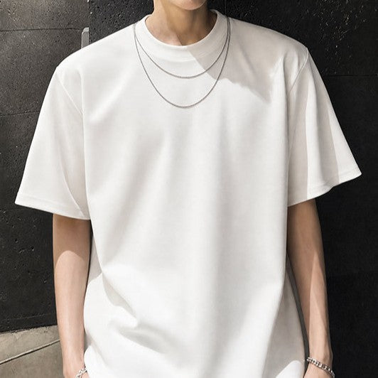 ツインチェーンデコレート ハーフスリーブＴシャツ