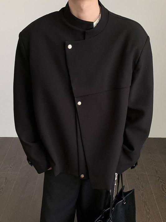 ダークスタイリッシュ スタンドカラージャケット