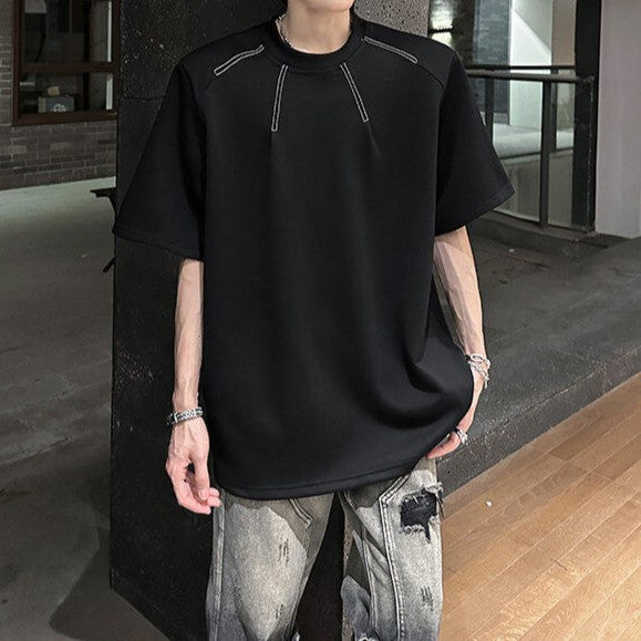 レイディアル クルーネック ハーフスリーブTシャツ