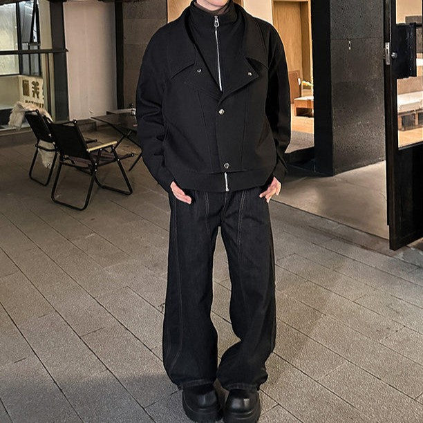 レイヤードテイスト ツインカラージャケット