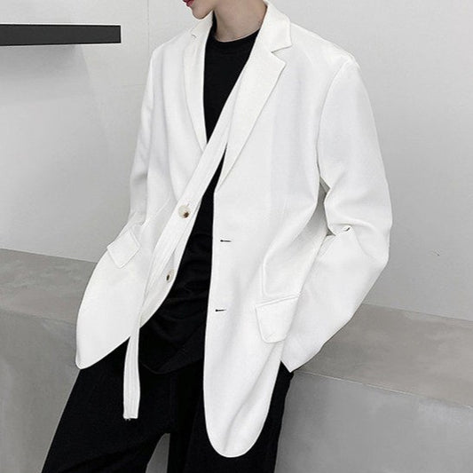 スランティングベルト デザイナーズ テーラードジャケット