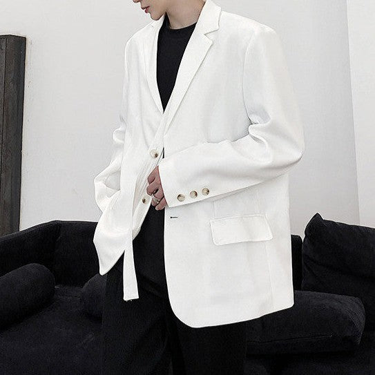 スランティングベルト デザイナーズ テーラードジャケット