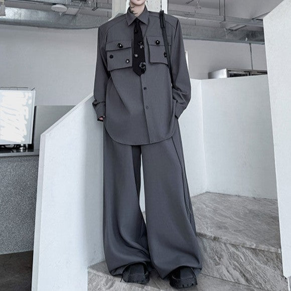 ネクタイアタッチド ビッグポケット セットアップ