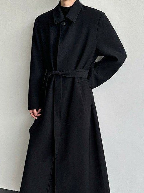 SPRING ダークスタイル トレンチコート