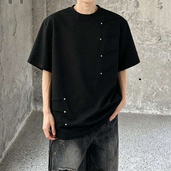 リトルスタッズ パッドショルダー ハーフスリーブＴシャツ