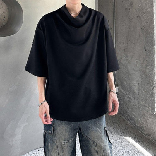 リラクシング ハイネック ハーフスリーブTシャツ